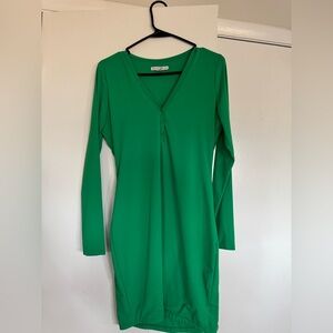 Green long sleeve Dress